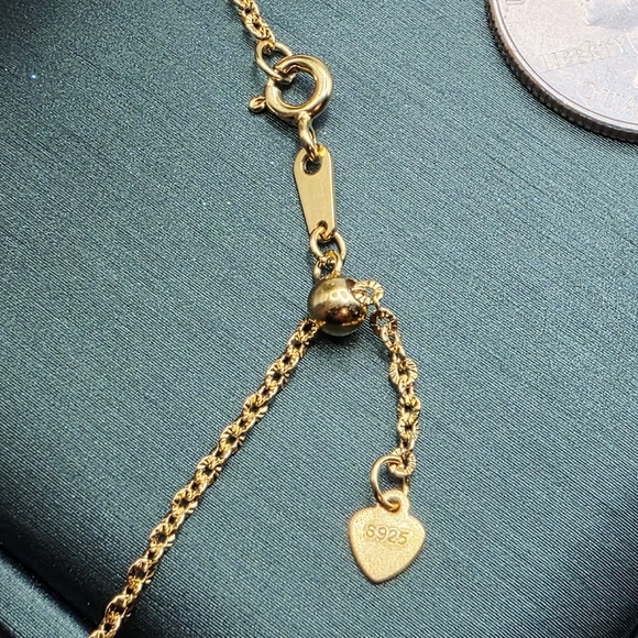 CHANEL Black & White Double C Pendant Necklace – S925 Gold Over Sterling Silver - Picture 3 of 4